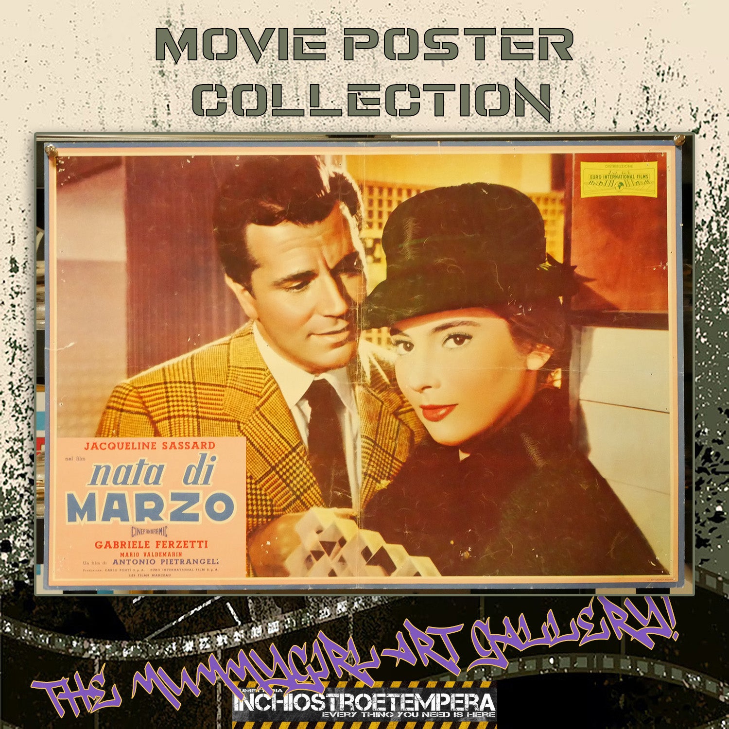 Nata di marzo | Fotobusta Cinema Originale (Set di 3)