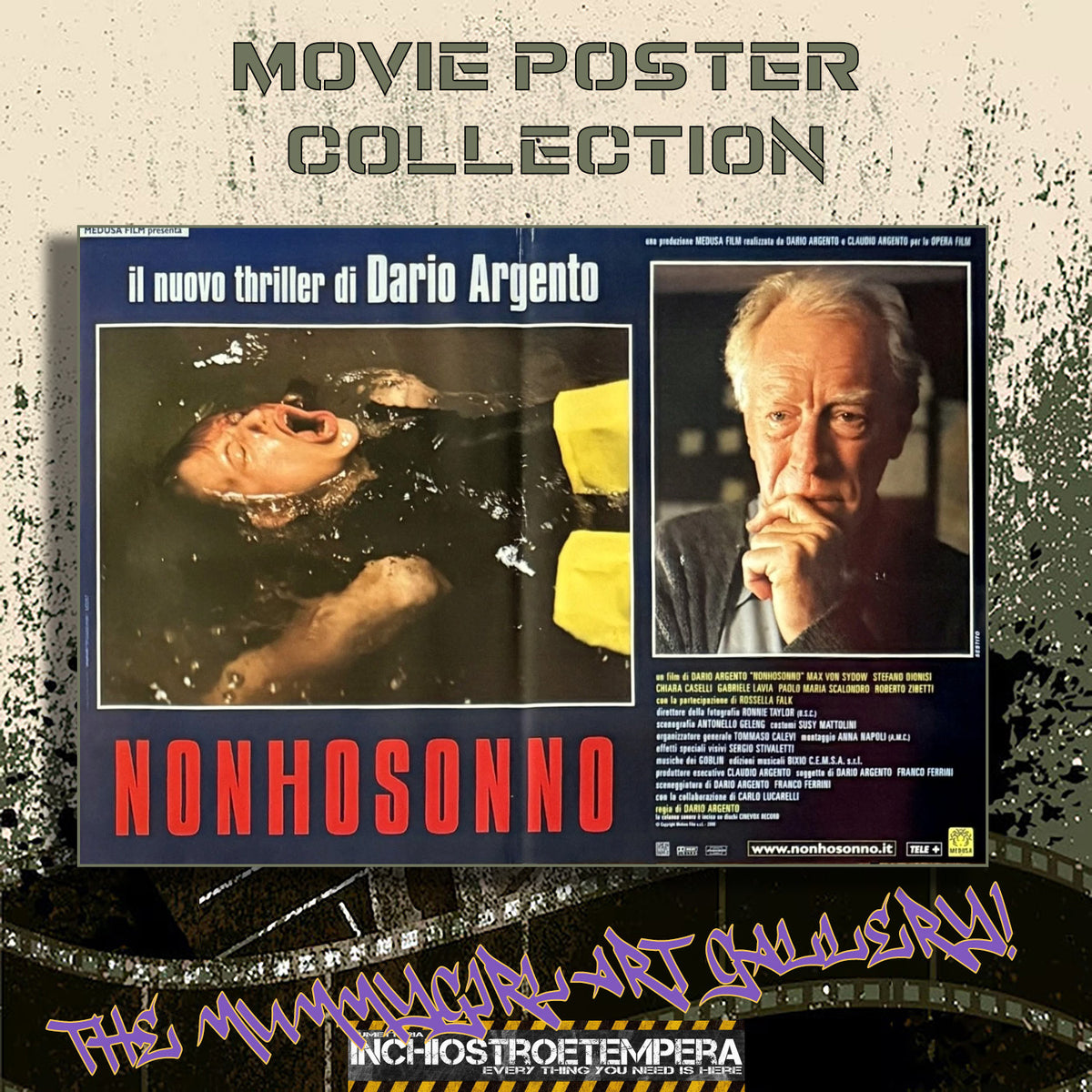 Dario Argento: Non ho sonno | Fotobusta Cinema Originale (Set di 6)