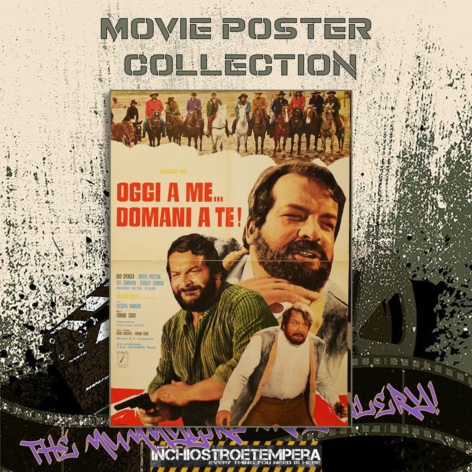 Bud Spencer: Oggi a me... domani a te | Soggettone Originale (100x70)