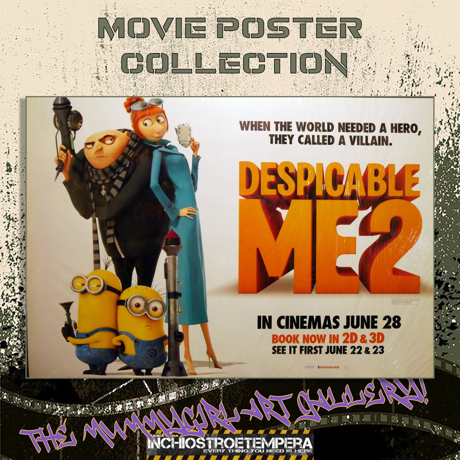 Despicable Me 2 | Original UK Quad Movie Poster
