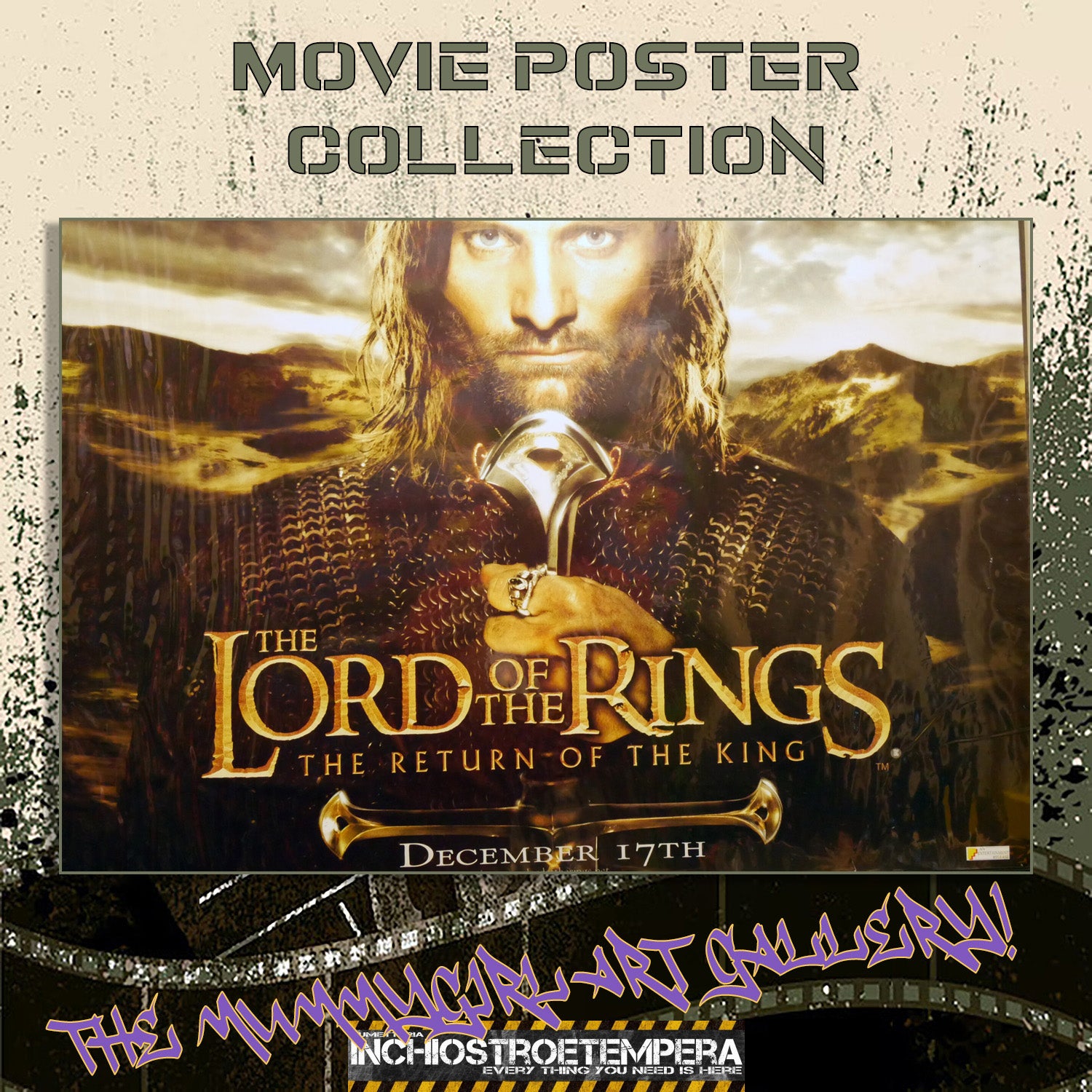 The Lord of the Rings: The Return of the King UK Quad Original Movie Poster (Advance)