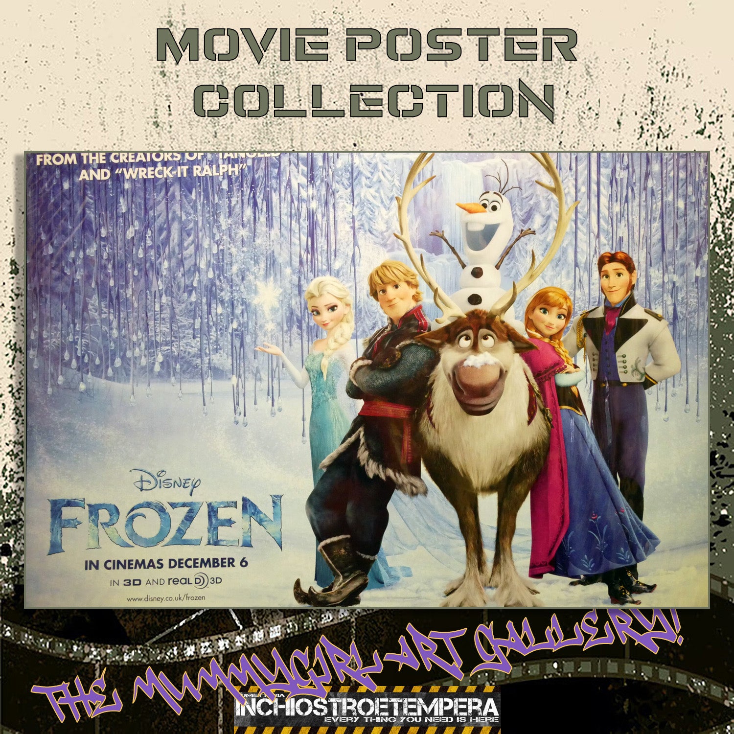 Frozen | UK Quad Original Movie Poster (Advance)