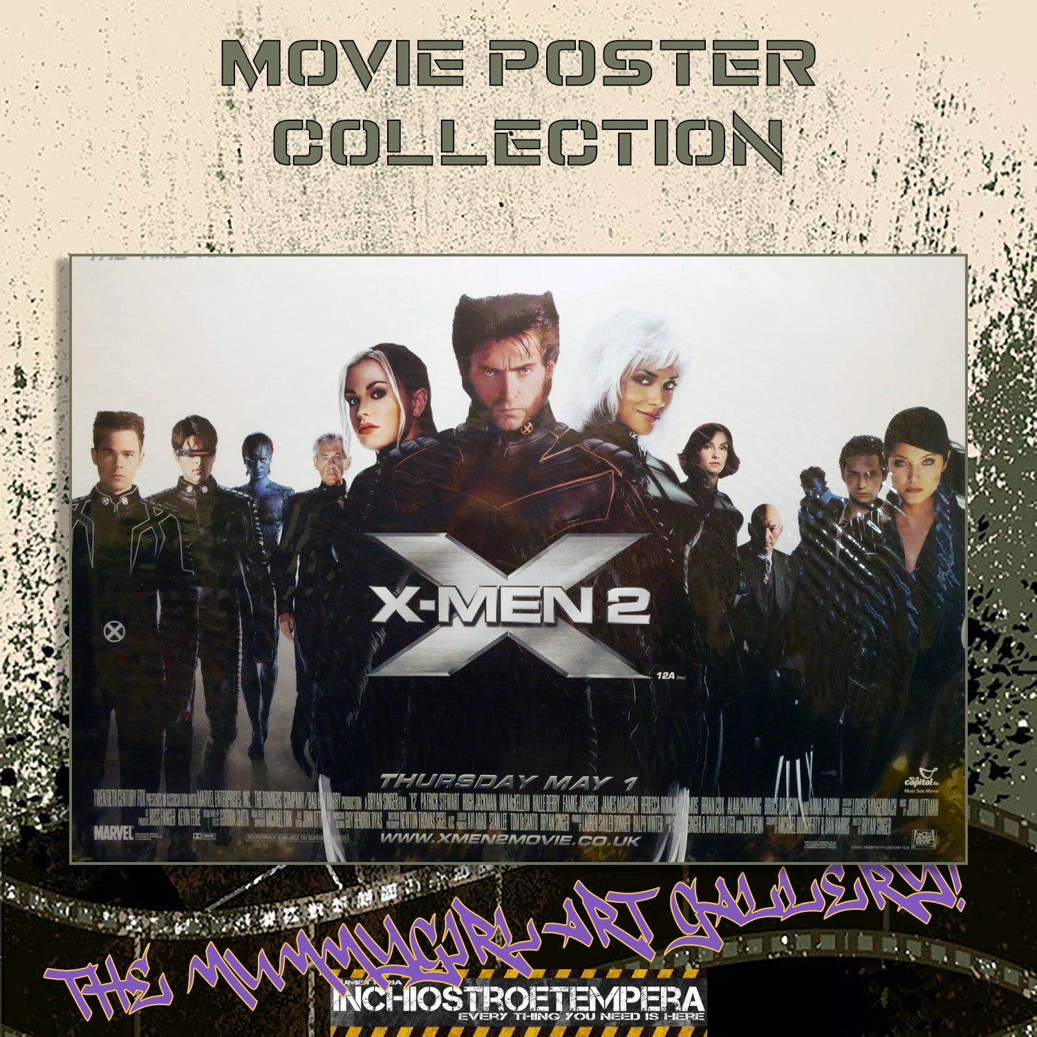 X-Men 2 | UK Quad Original Movie Poster