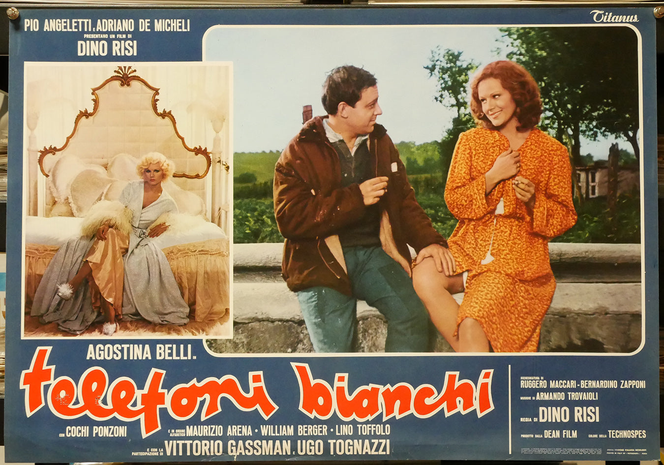 Agostina Belli: Telefoni bianchi | Fotobusta Cinema Originale (Set di 12)