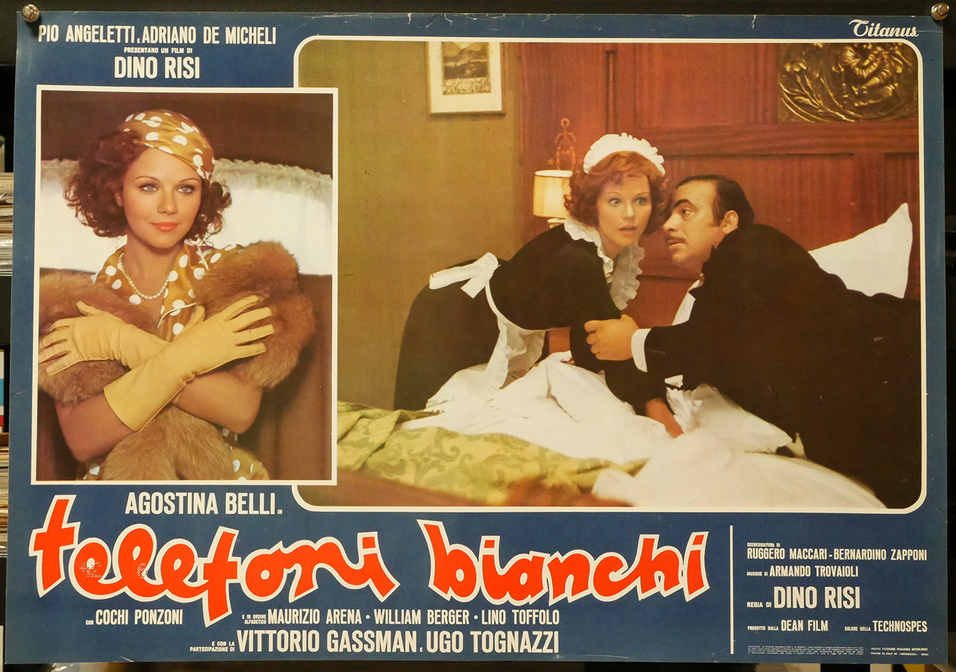 Agostina Belli: Telefoni bianchi | Fotobusta Cinema Originale (Set di 12)
