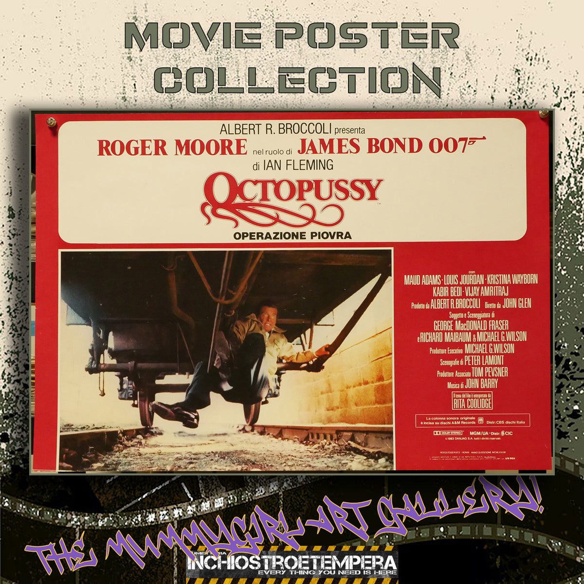 Agente 007 - Octopussy - Operazione piovra | Fotobusta Cinema Originale (Set di 7)