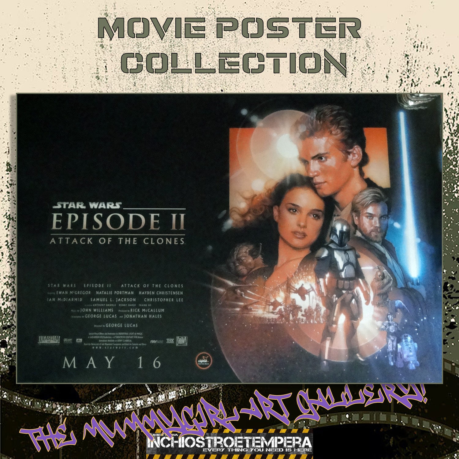 Star Wars: Episode II – Attack of the Clones | Original UK Quad Movie Poster