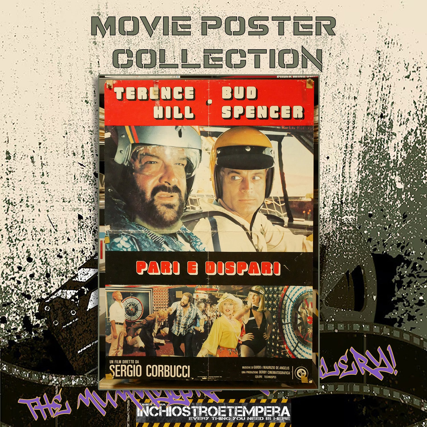 Bud Spencer e Terence Hill: Pari e dispari | Soggettone Originale (100x70)