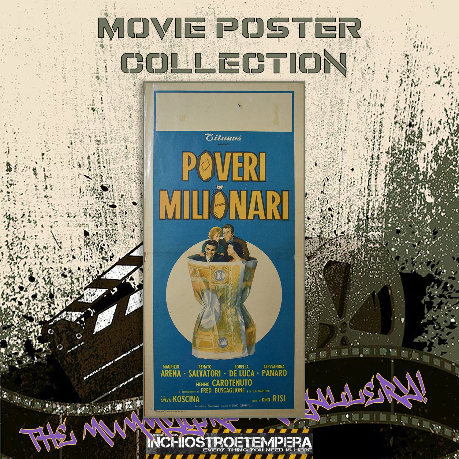 Dino Risi: Poveri milionari | Locandina Originale