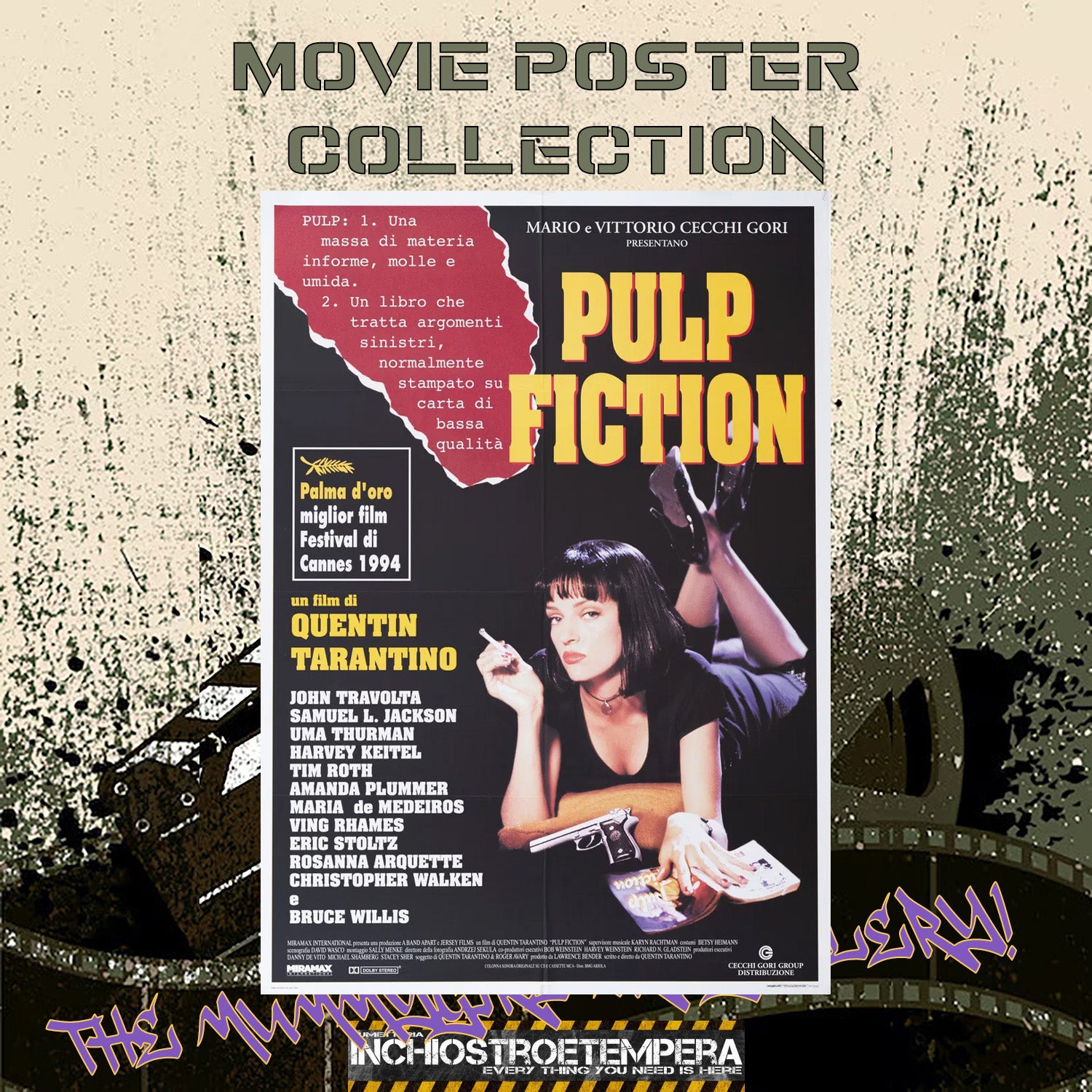 Pulp Fiction | Manifesto 2 Fogli Originale
