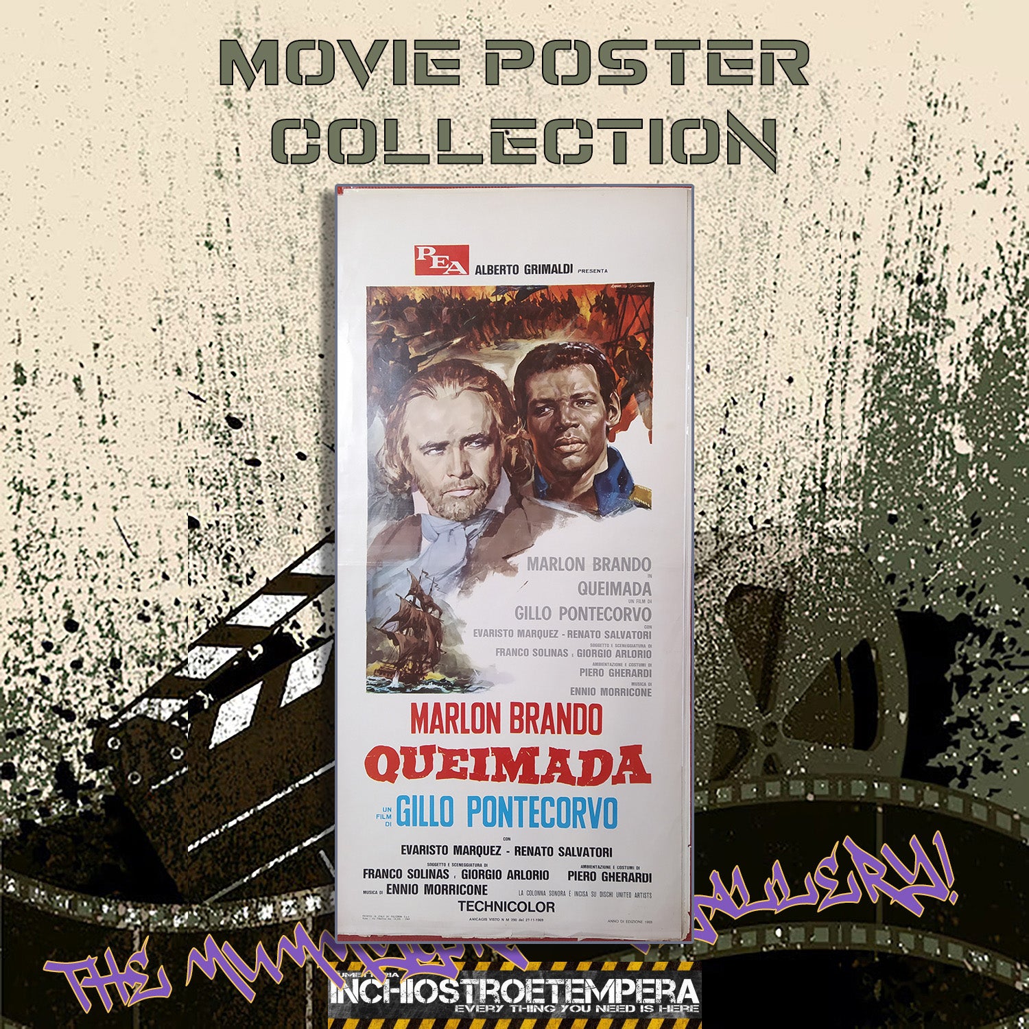 Queimada | Locandina Originale