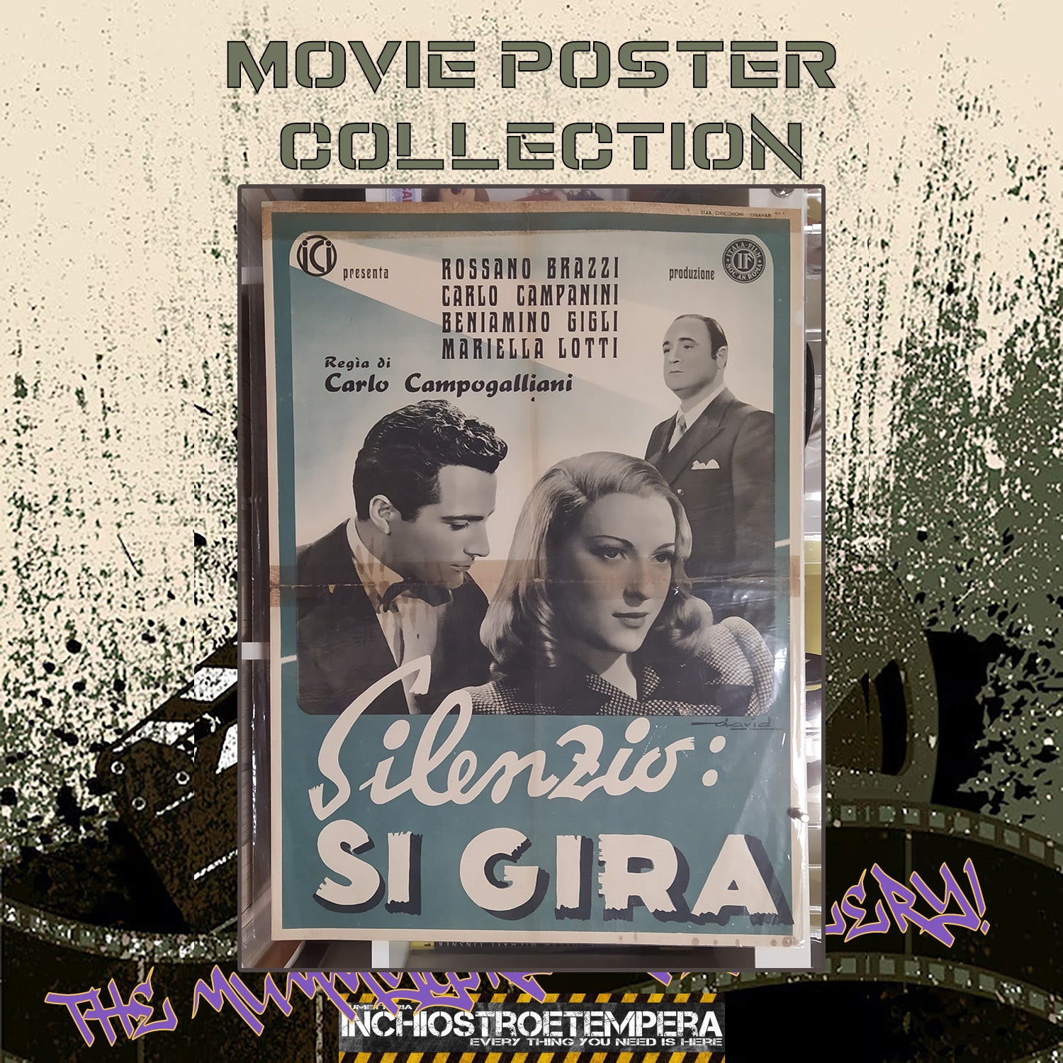 Silenzio, si gira! (1943) | Manifesto Originale
