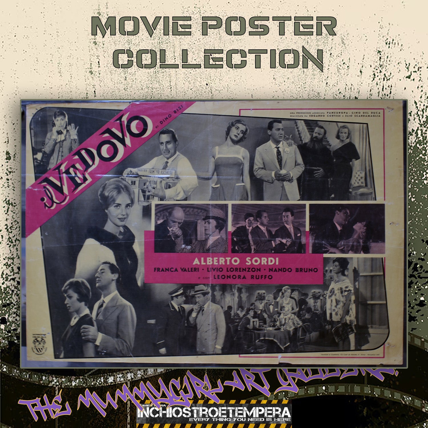 Alberto Sordi: Il vedovo | Fotobusta Originale