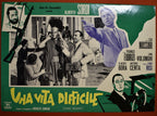 Alberto Sordi, Lea Massari: Una vita difficile | Fotobusta Originale (set di 6)