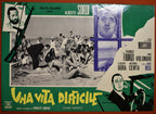 Alberto Sordi, Lea Massari: Una vita difficile | Fotobusta Originale (set di 6)