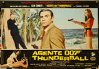 Agente 007 - Thunderball (Operazione tuono) | Fotobusta Cinema Originale (Set di 6)
