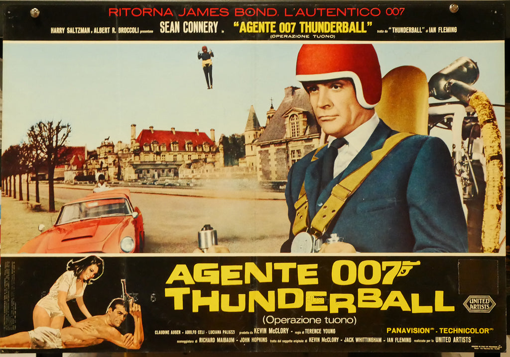 Agente 007 - Thunderball (Operazione tuono) | Fotobusta Cinema Originale (Set di 6)