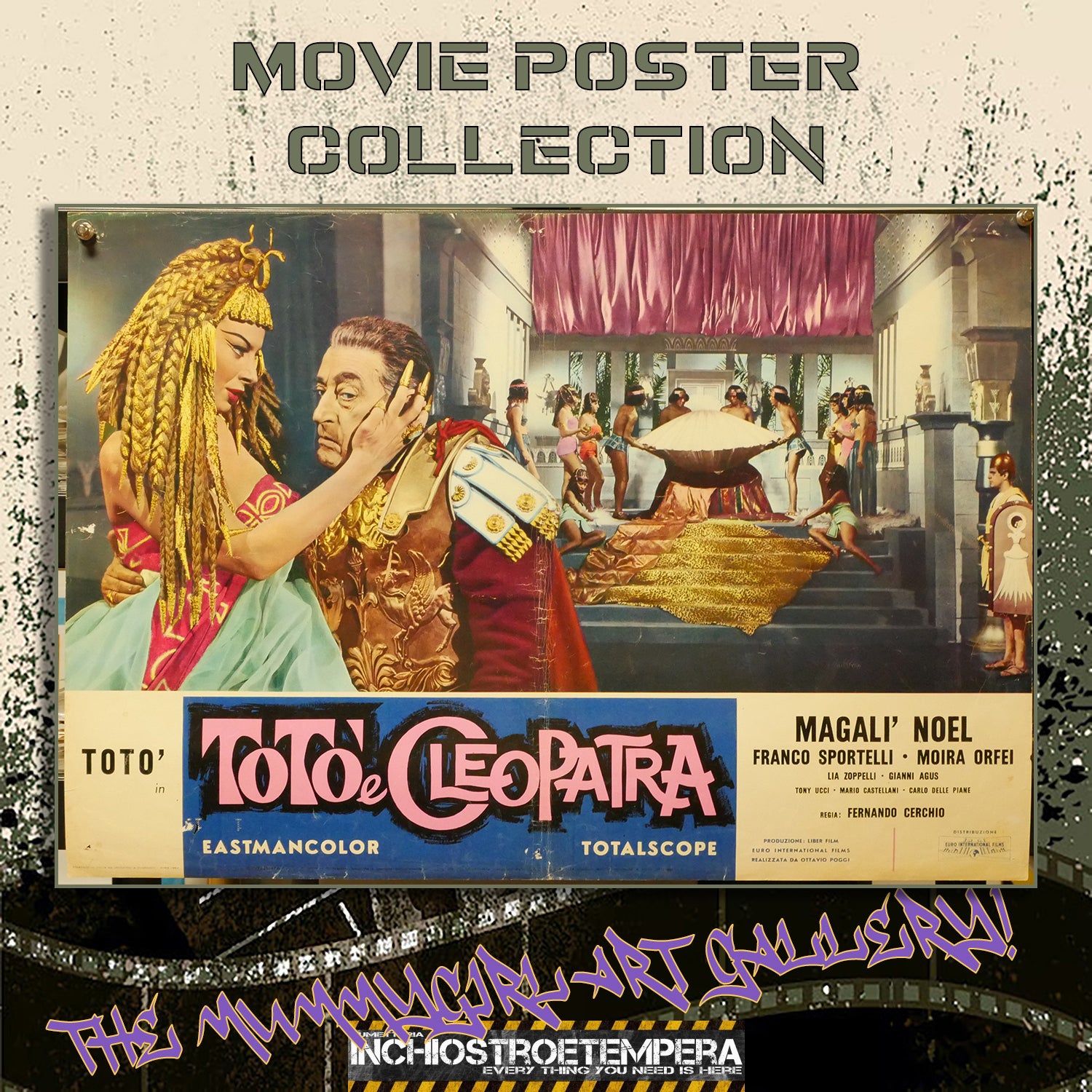 Totò e Cleopatra | Fotobusta Cinema Originale