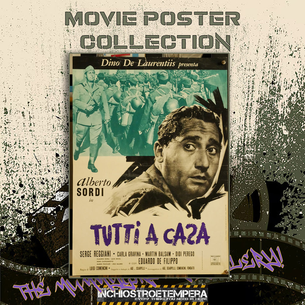 Alberto Sordi: Tutti a casa | Fotobusta Originale (set di 2)