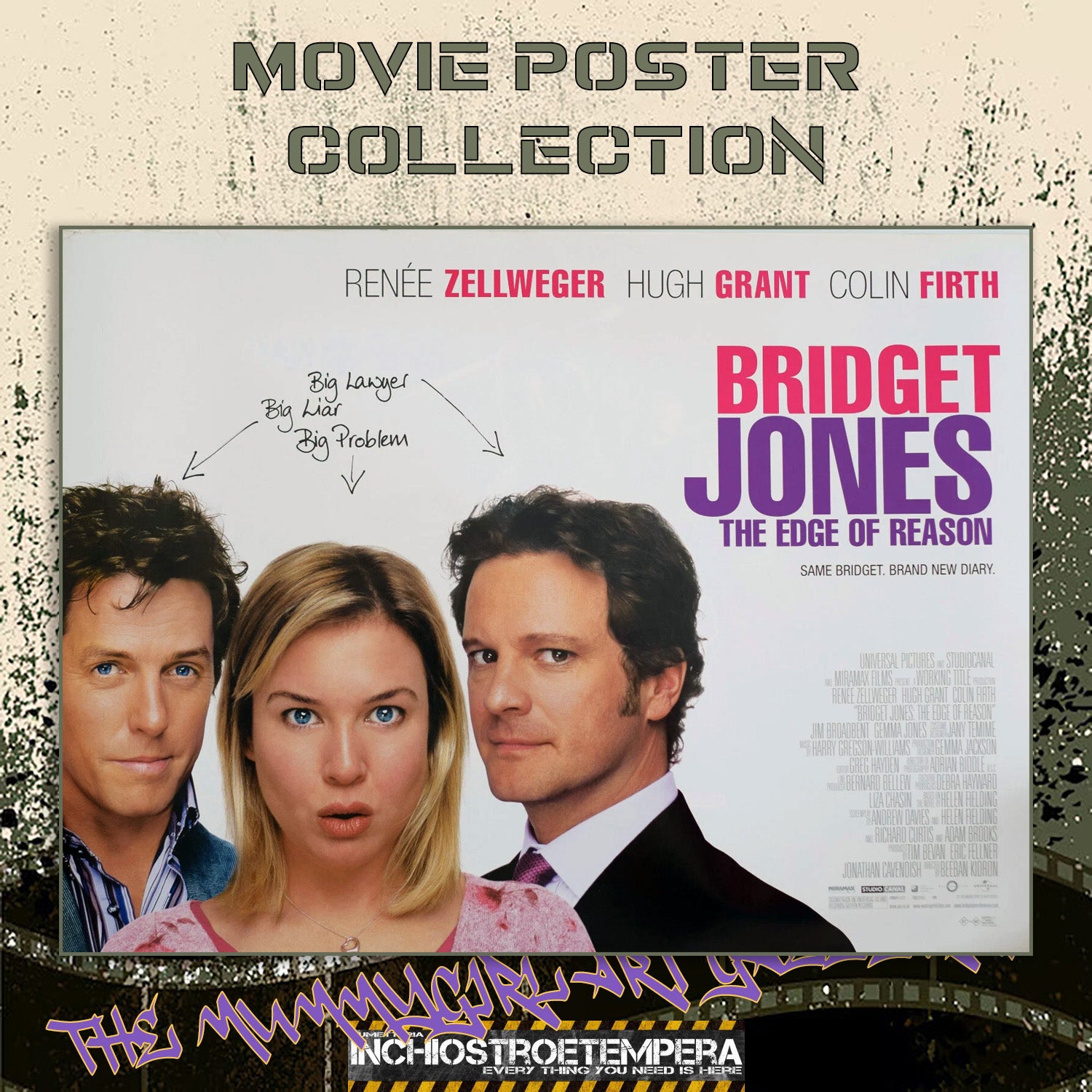 Bridget Jones: The Edge of Reason | Original UK Quad Movie Poster Style B