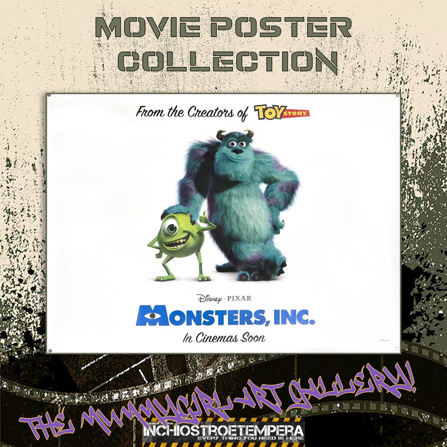 Monsters, Inc. | Original UK Quad Movie Poster