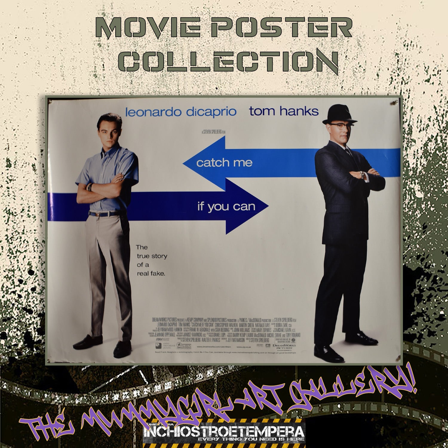 Catch Me If You Can | Original UK Quad Movie Poster