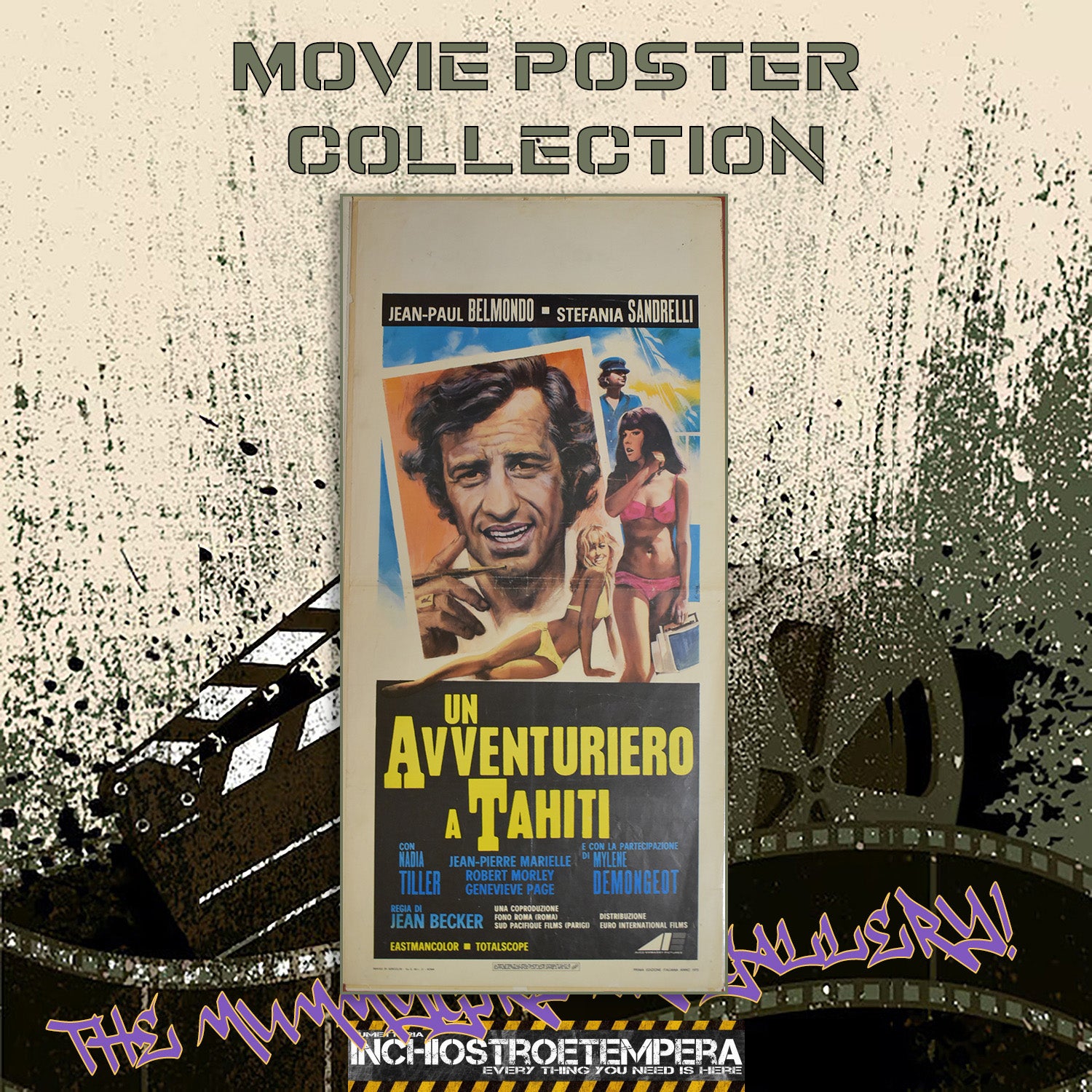 Jean-Paul Belmondo: Un avventuriero a Tahiti | Locandina Originale