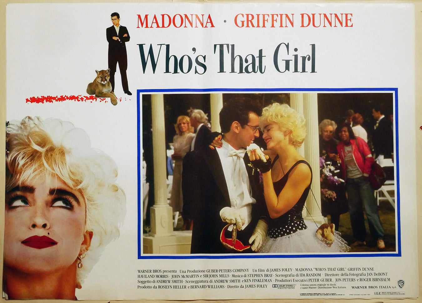 Madonna: Who's That Girl | Fotobusta Originale (set di 6)