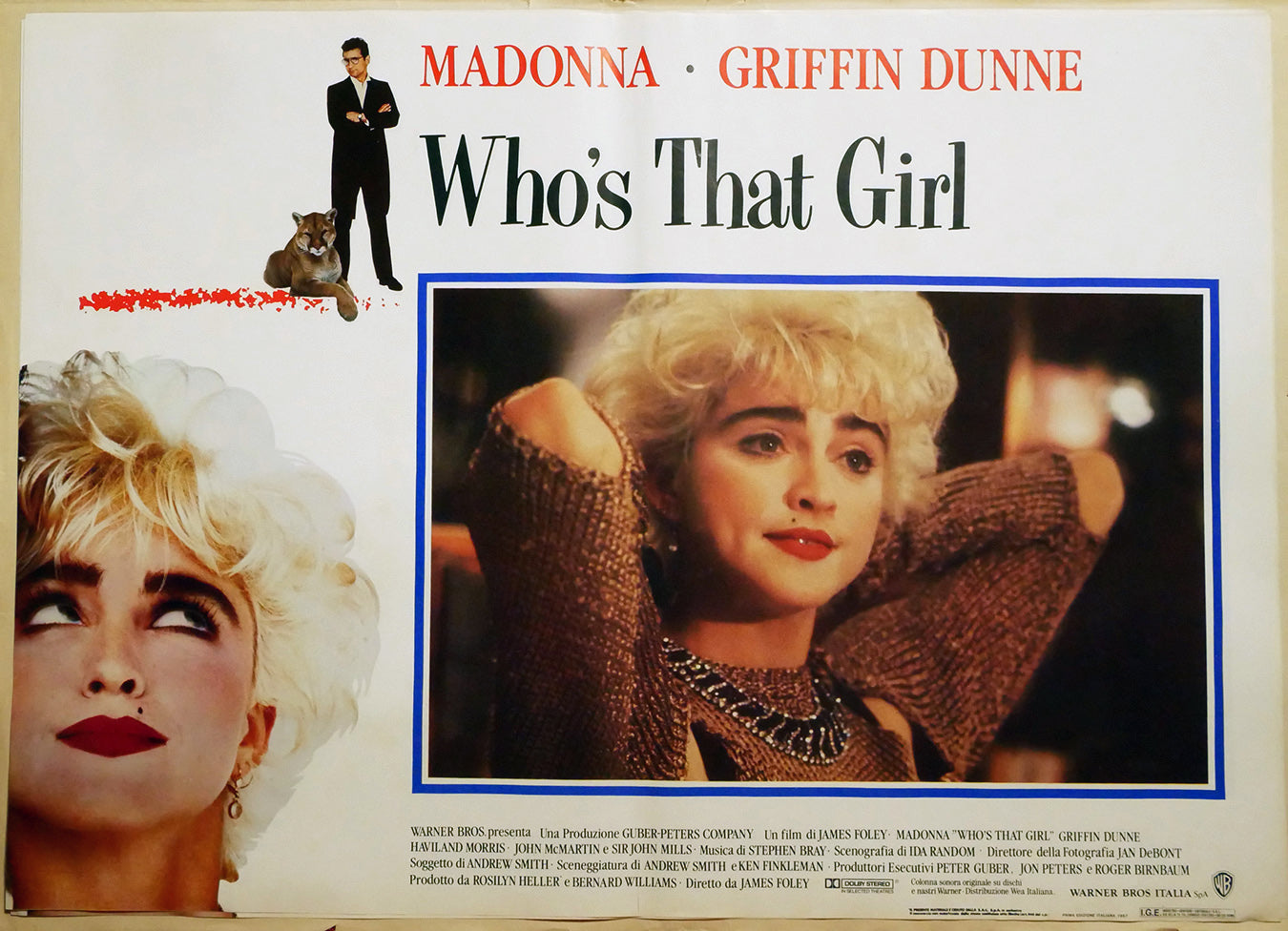 Madonna: Who's That Girl | Fotobusta Originale (set di 6)