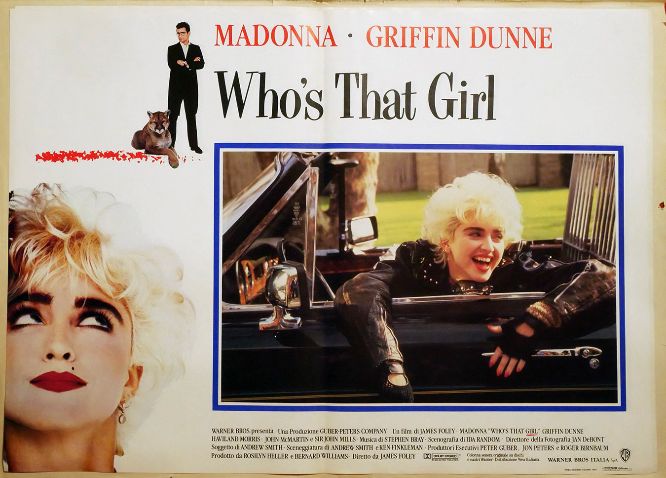 Madonna: Who's That Girl | Fotobusta Originale (set di 6)
