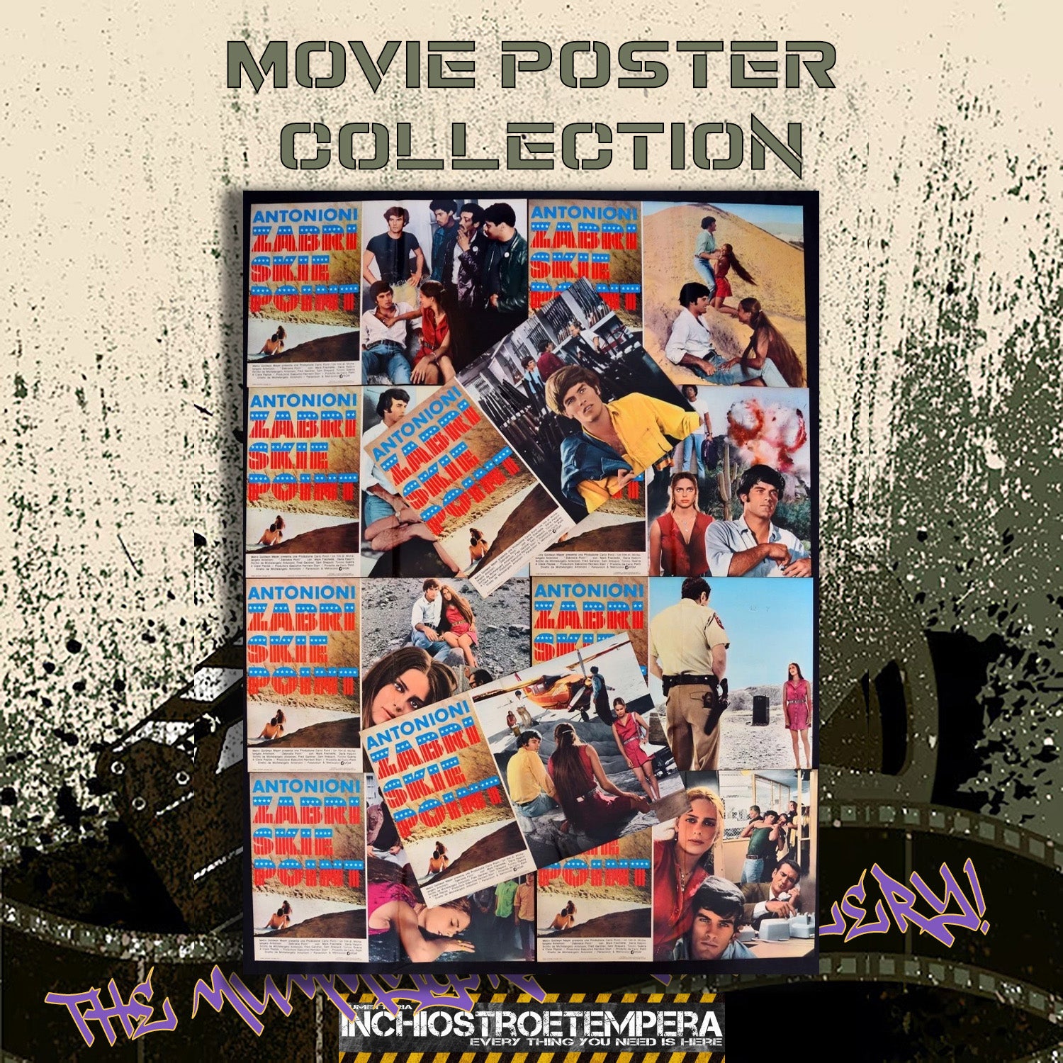 Michelangelo Antonioni: Zabriskie Point | Fotobusta Originale (set di 10)