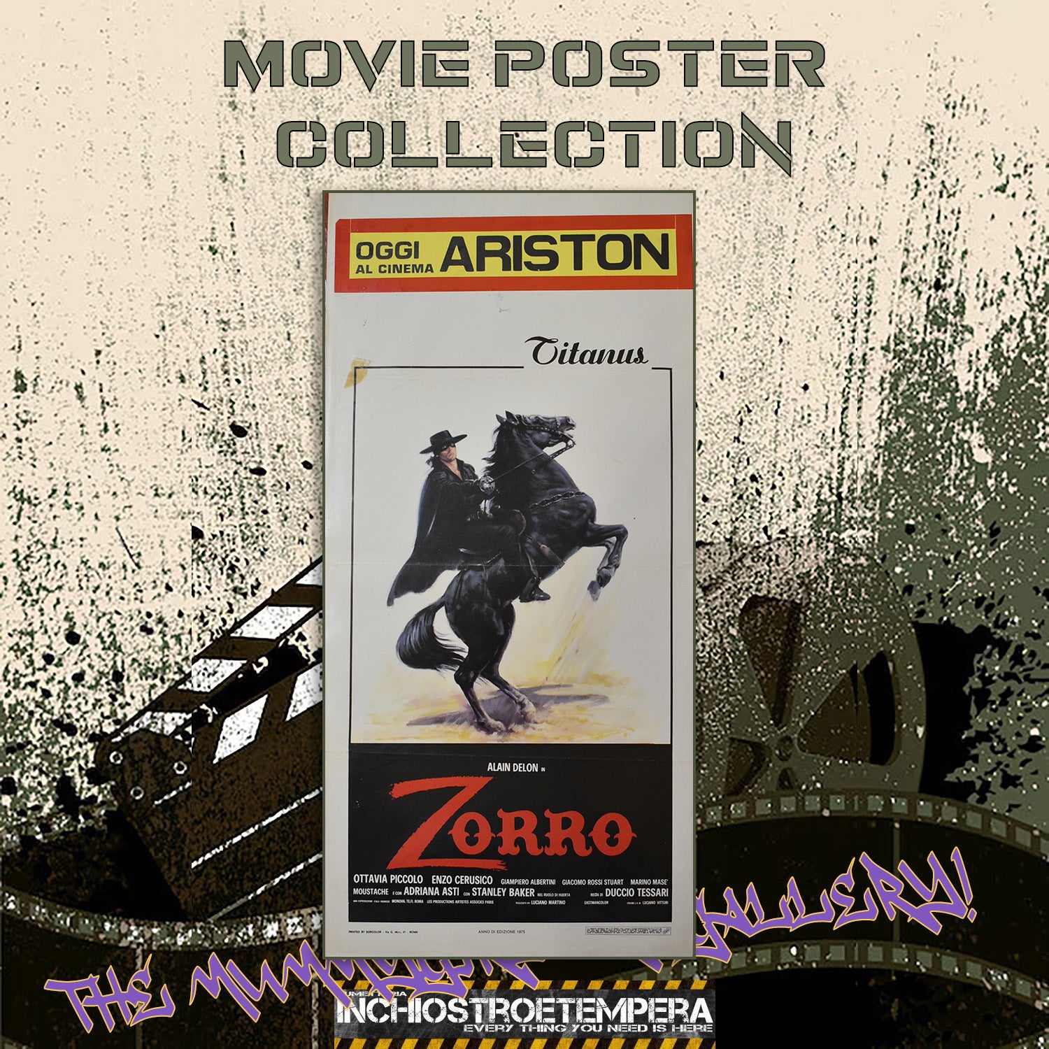 Alain Delon: Zorro | Locandina Originale