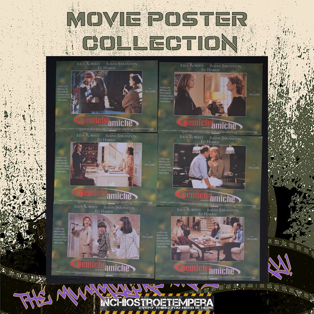 Nemiche amiche | Fotobusta Cinema Originale (Set di 6)