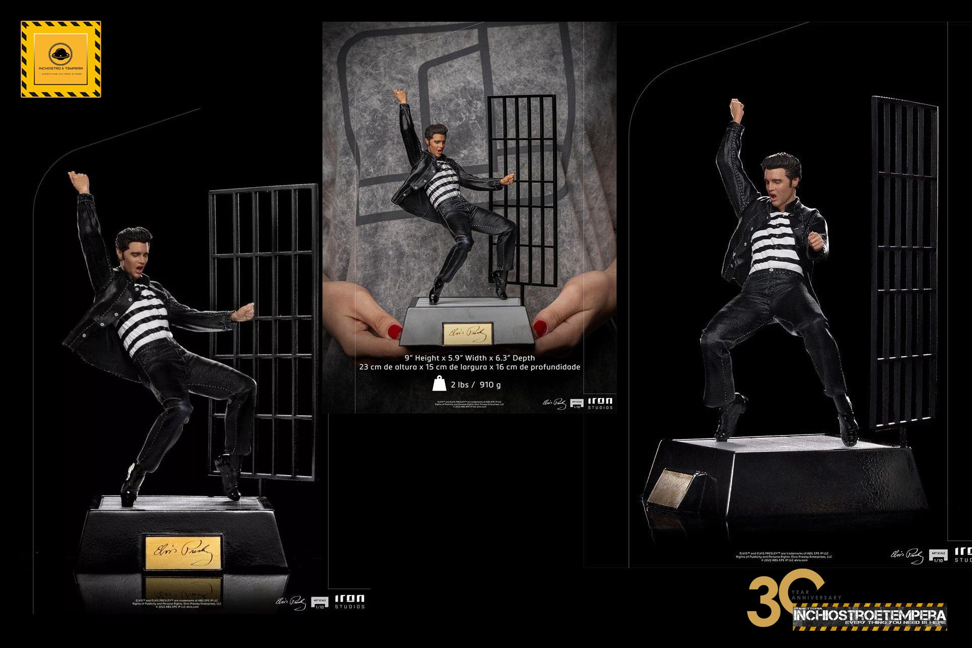 Iron Studios 1/10 Statue | Elvis Presley Art Scale – Jailhouse Rock
