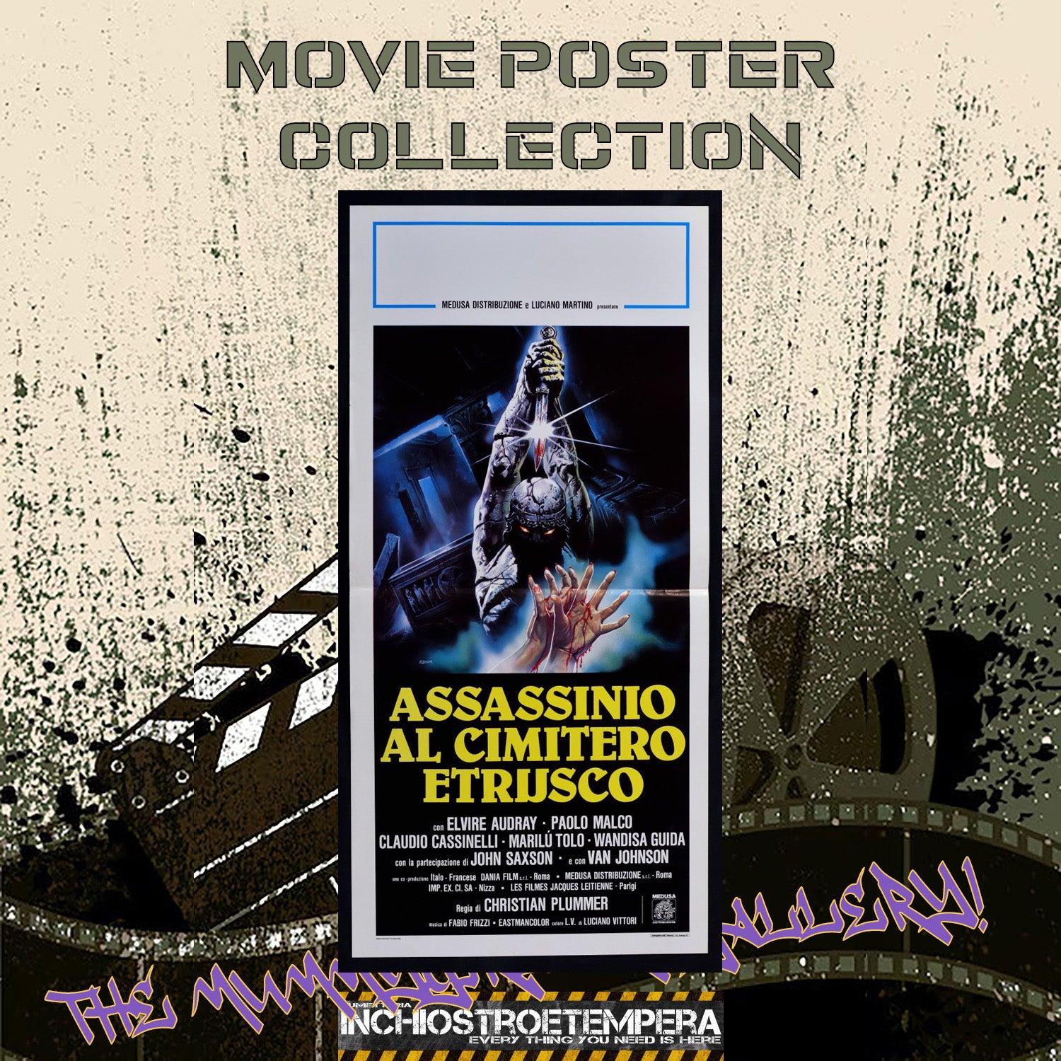 Assassinio al cimitero etrusco | Locandina Originale
