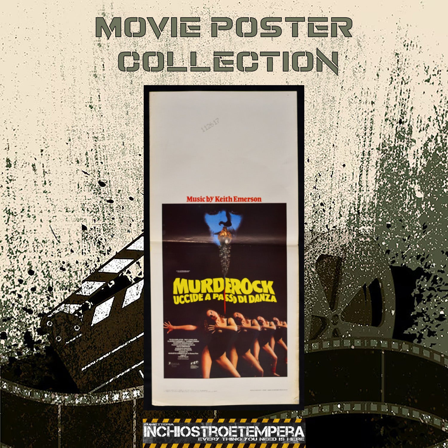 Lucio Fulci: Murderock – Uccide a passo di danza – Locandina originale