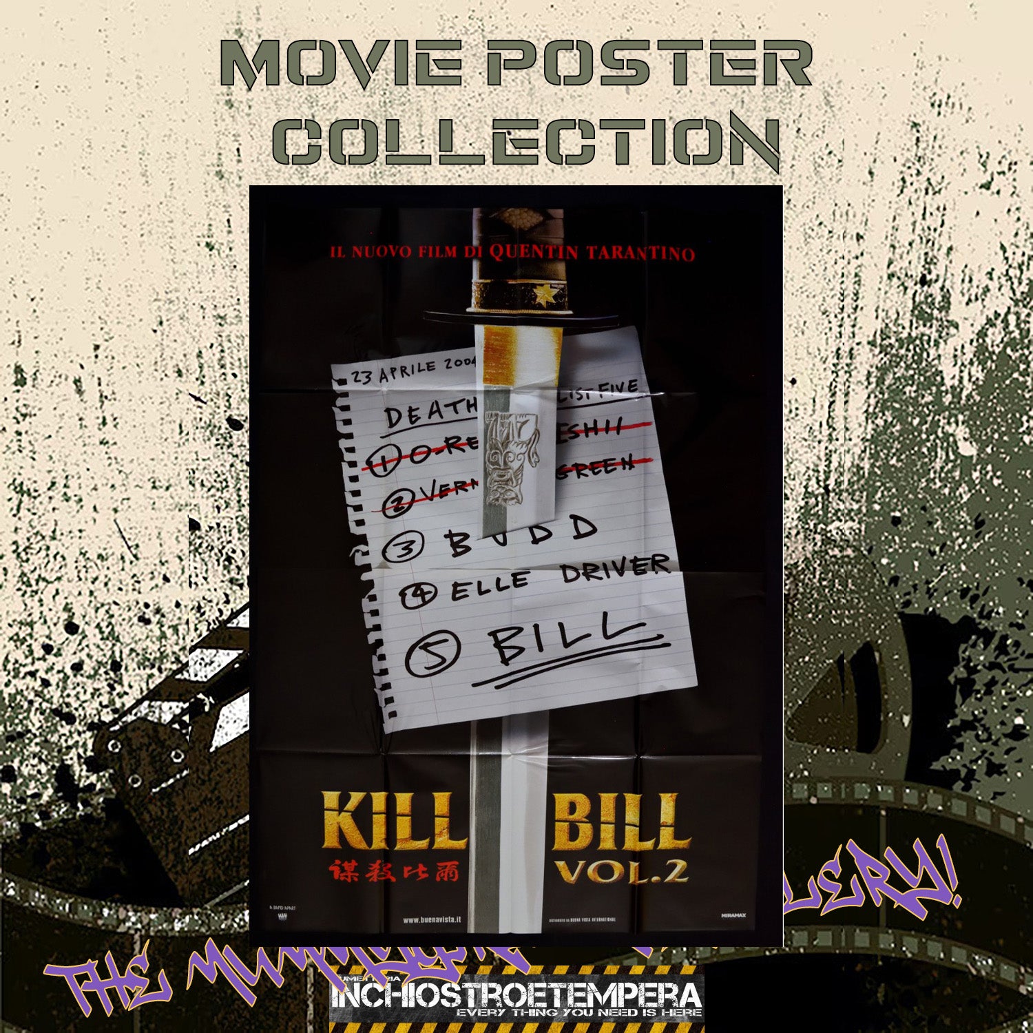 Kill Bill: Volume 2 | Manifesto 2 Fogli Originale