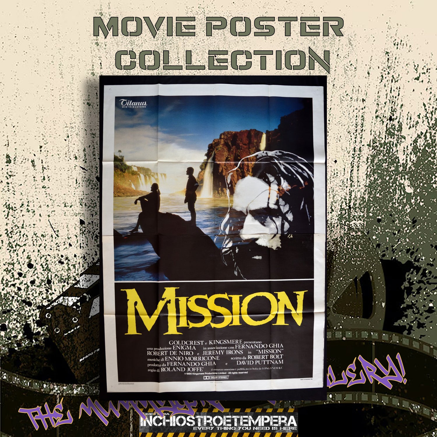 Robert De Niro: Mission | Manifesto 4 Fogli Originale