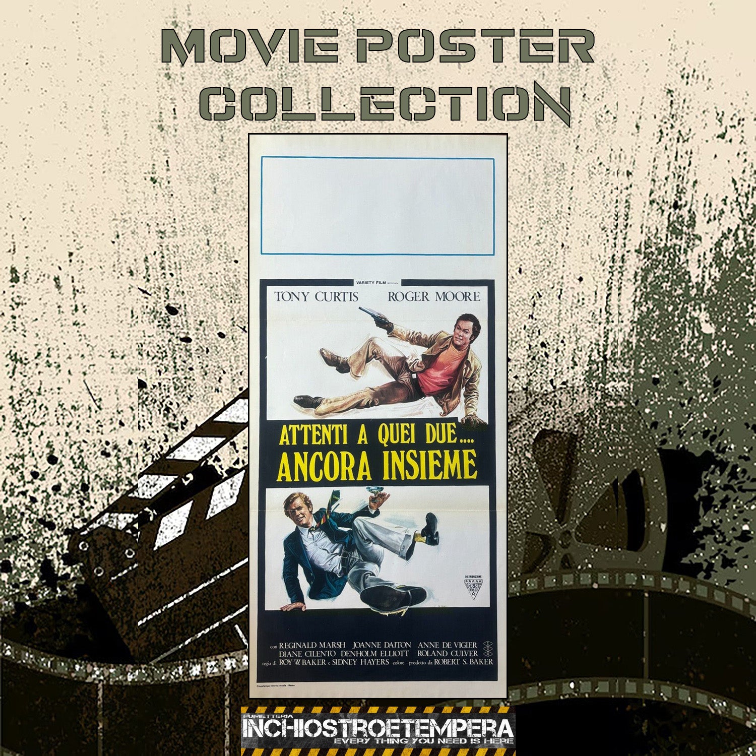 Tony Curtis, Roger Moore: Attenti a quei due: ancora insieme – Locandina originale