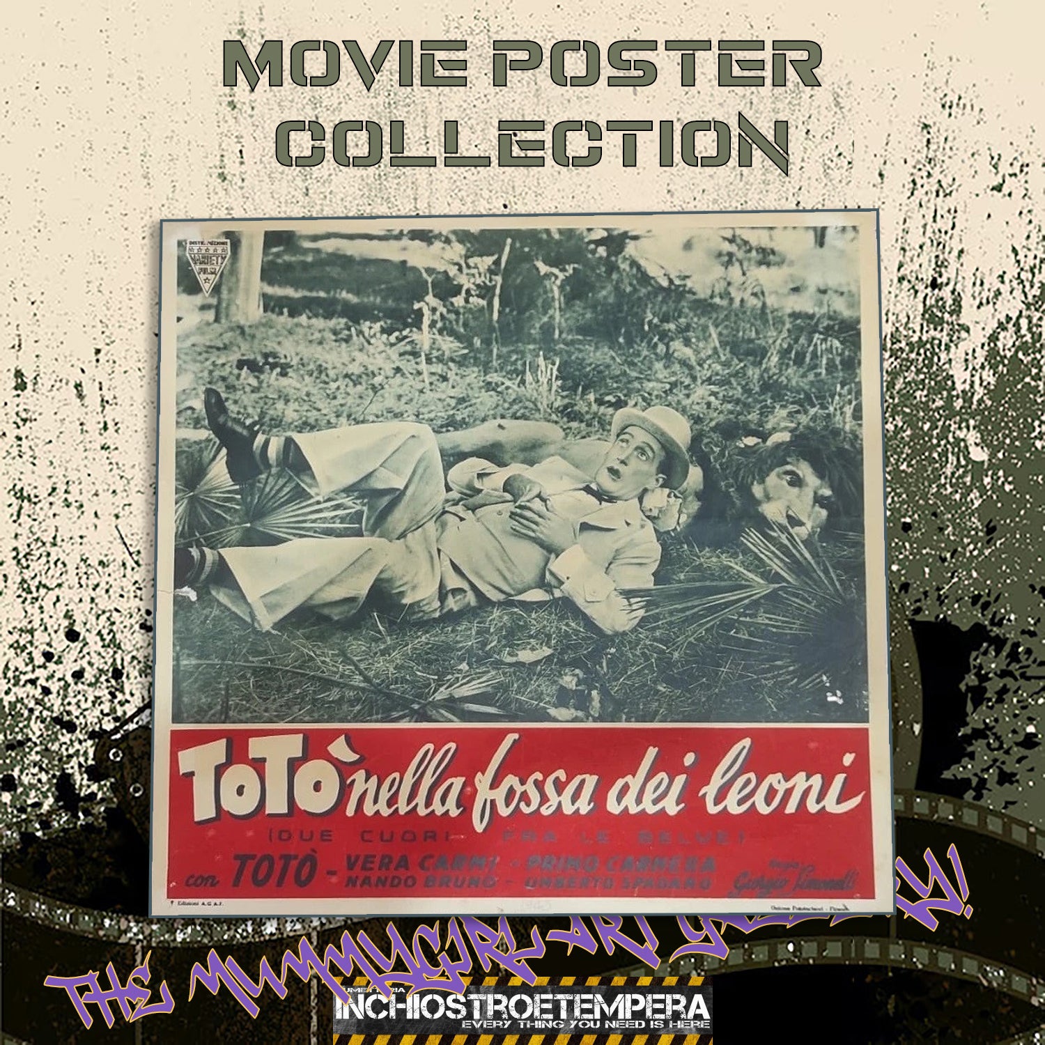 Totò nella fossa dei leoni | Fotobusta Originale