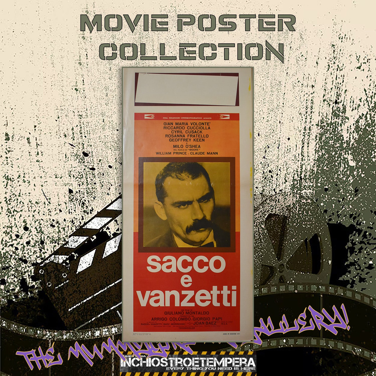 Giuliano Montaldo: Sacco e Vanzetti | Locandina Originale