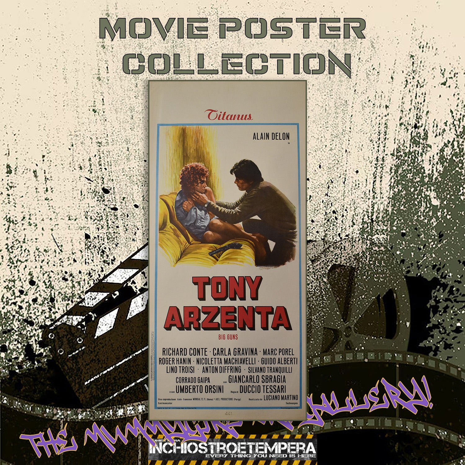 Alain Delon: Tony Arzenta - Big Guns | Locandina Originale