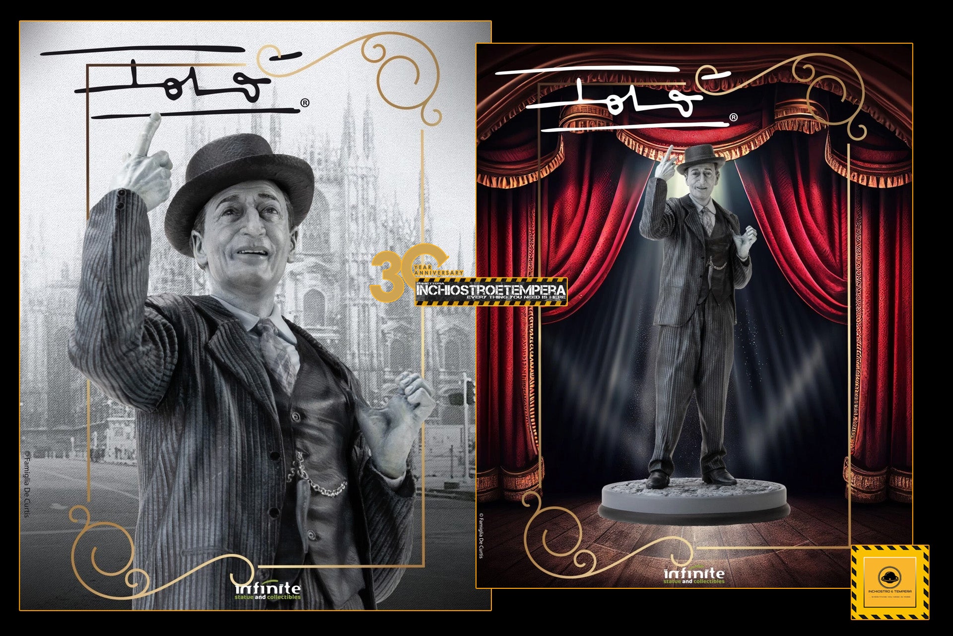 Infinite Statue | Totò Resin Statue