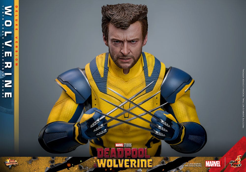 Hot Toys | Deadpool & Wolverine Movie Masterpiece – Wolverine 12″ Figure Deluxe Version